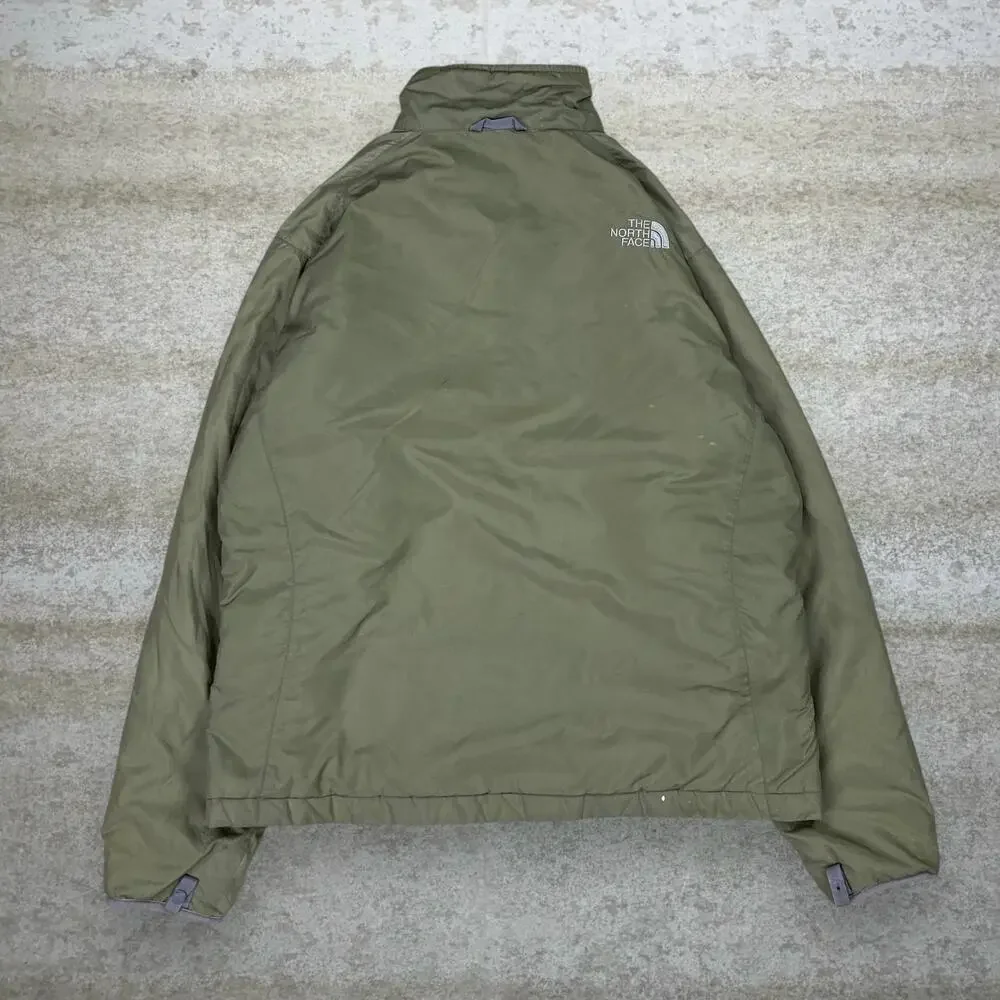 Vintage Y2K The North Face Puffer Jacket Mens L Green Grey Insulated Polyester - Picture 2 of 13
